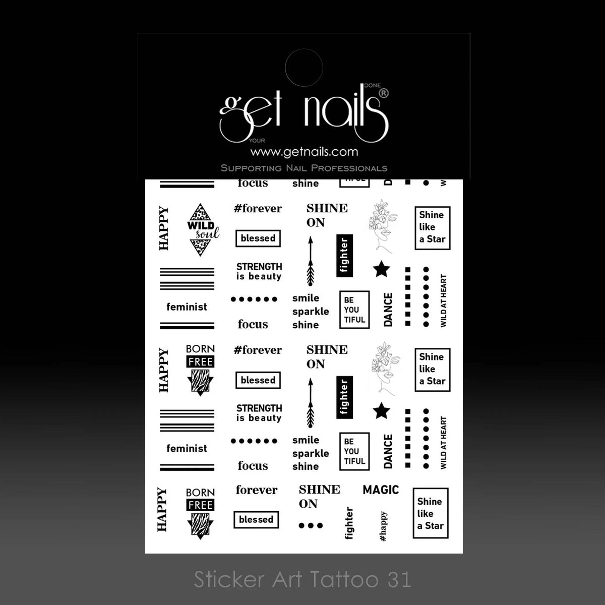 Sticker Art Tattoo 31 GN