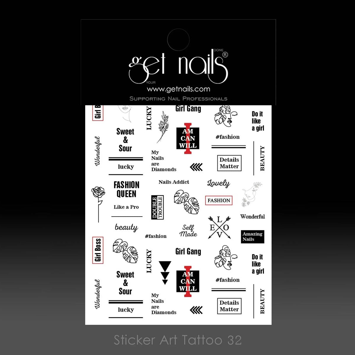 Sticker Art Tattoo 32 GN