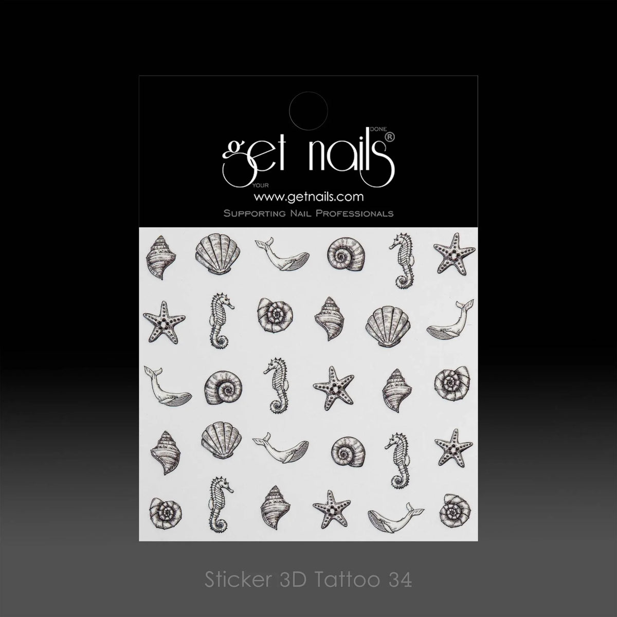 Autocollant Tatouage 3D 34 GN