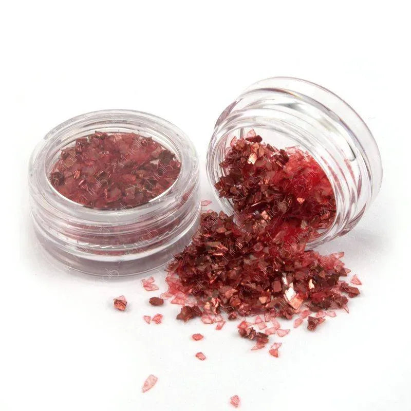 Broken Glass - Red