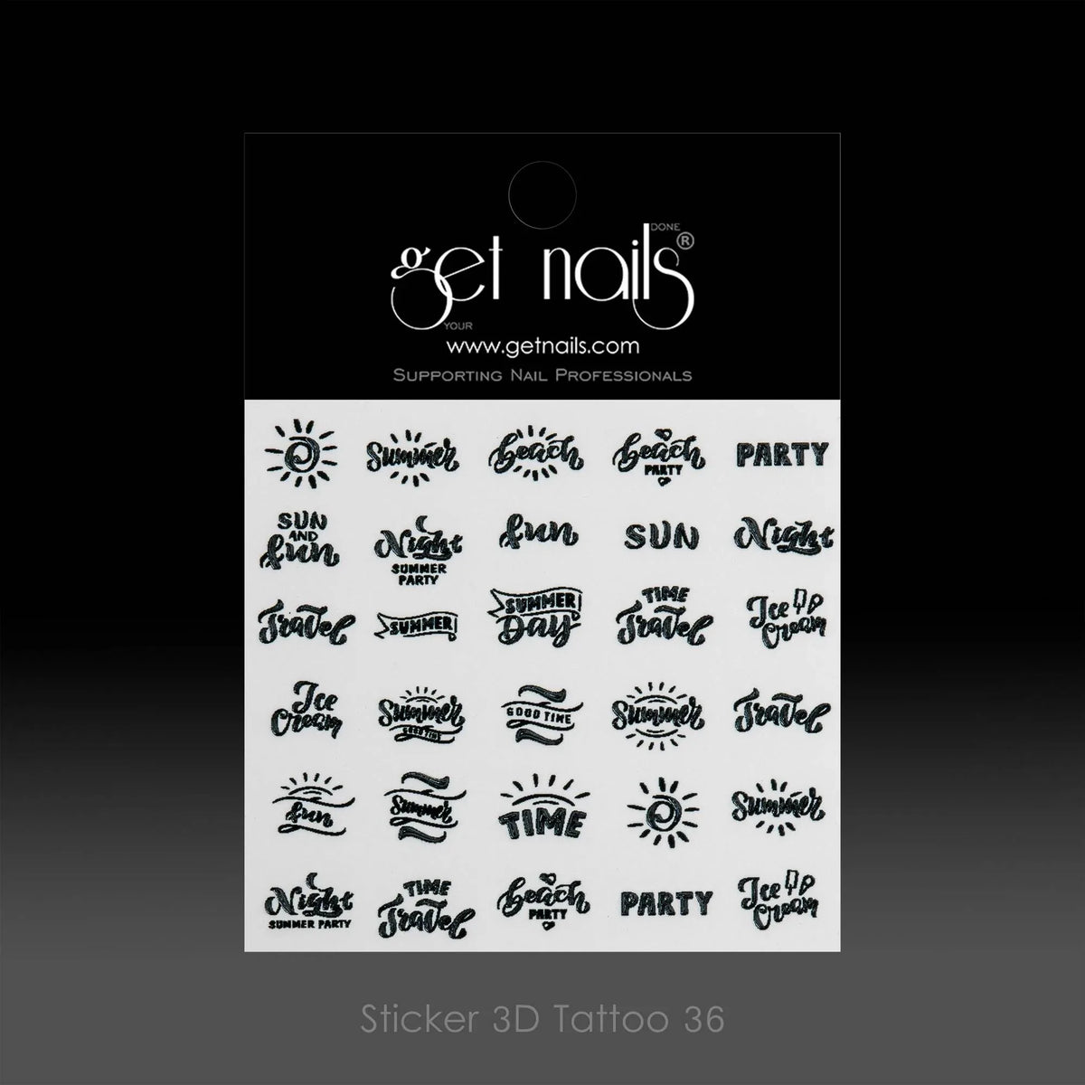 Autocollant Tatouage 3D 36 GN