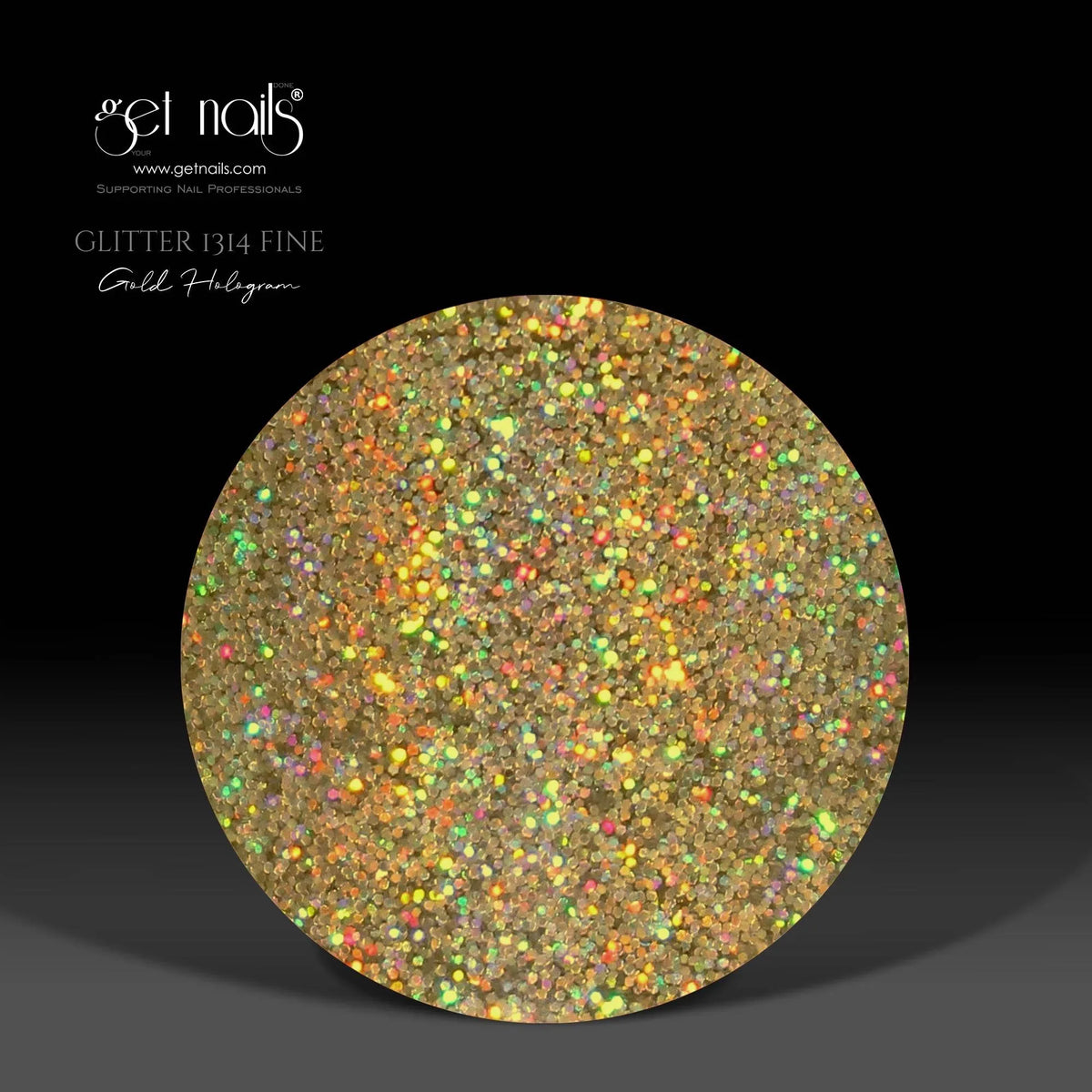Glitter 1314 Gold Hologram