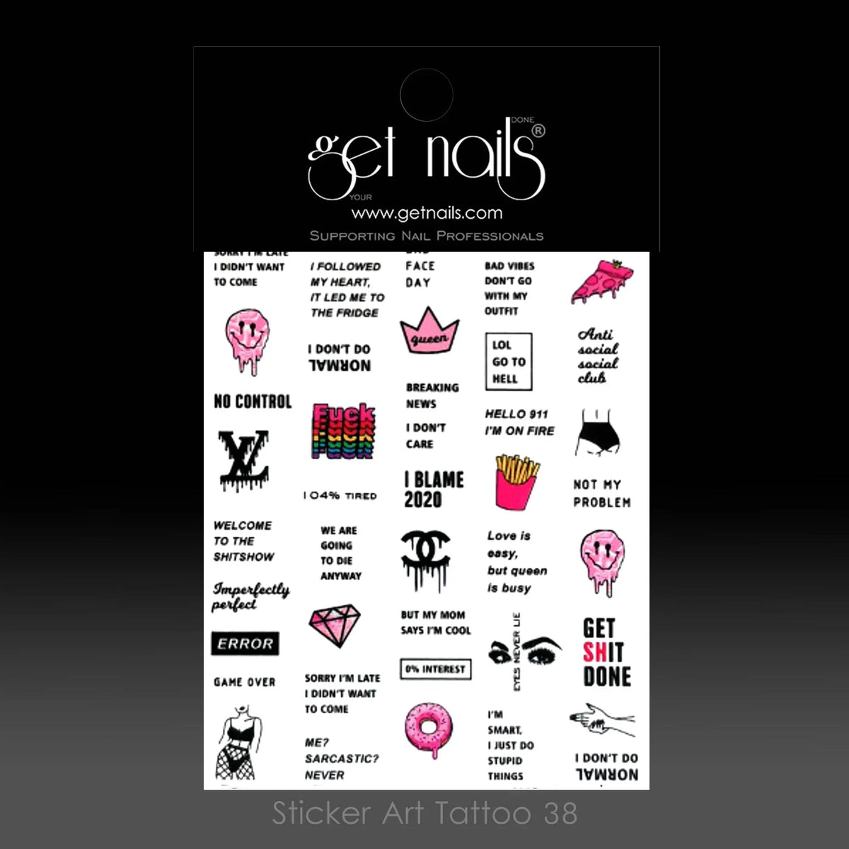 Sticker Art Tattoo 38 GN