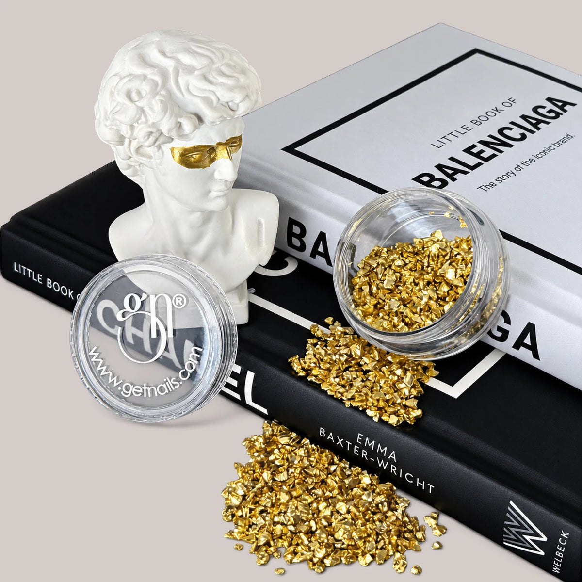 Crushed Stones Satin Gold 10g GN