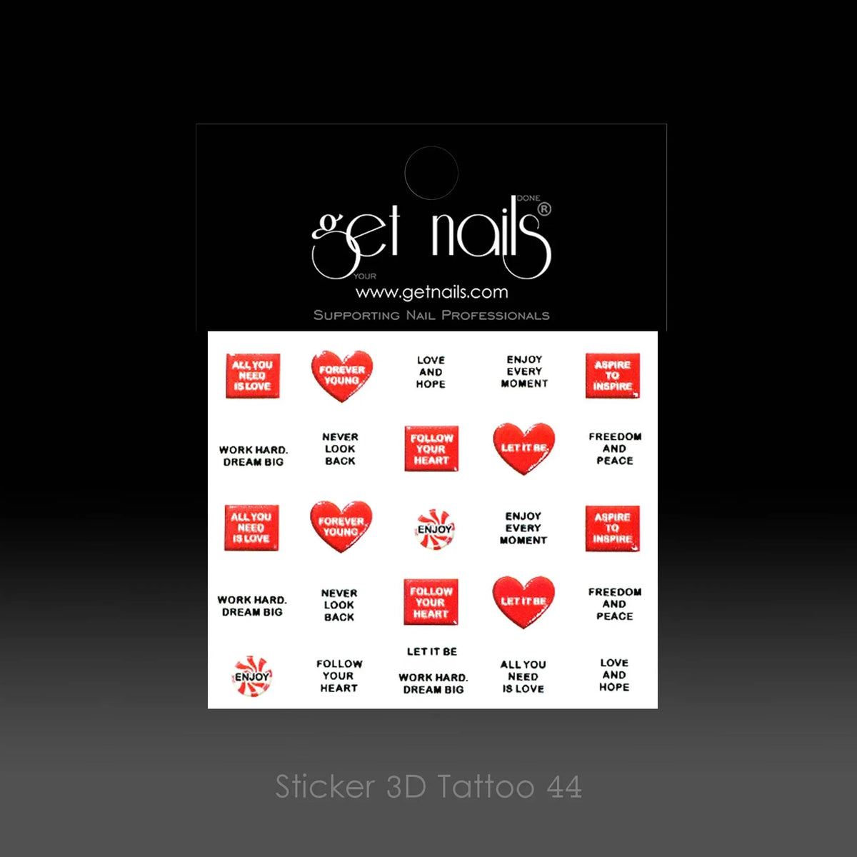 3D Tattoo Sticker 44 GN