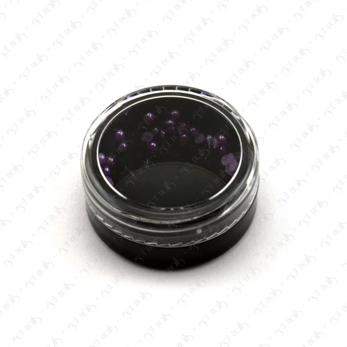 Flat Back Pearls - Violet, 50 pcs.