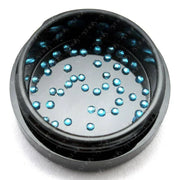 Round Rhinestones 1.5 mm - Turquoise, 50 pcs.