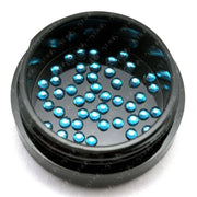 Round Rhinestones 2mm - Turquoise, 50 pcs.