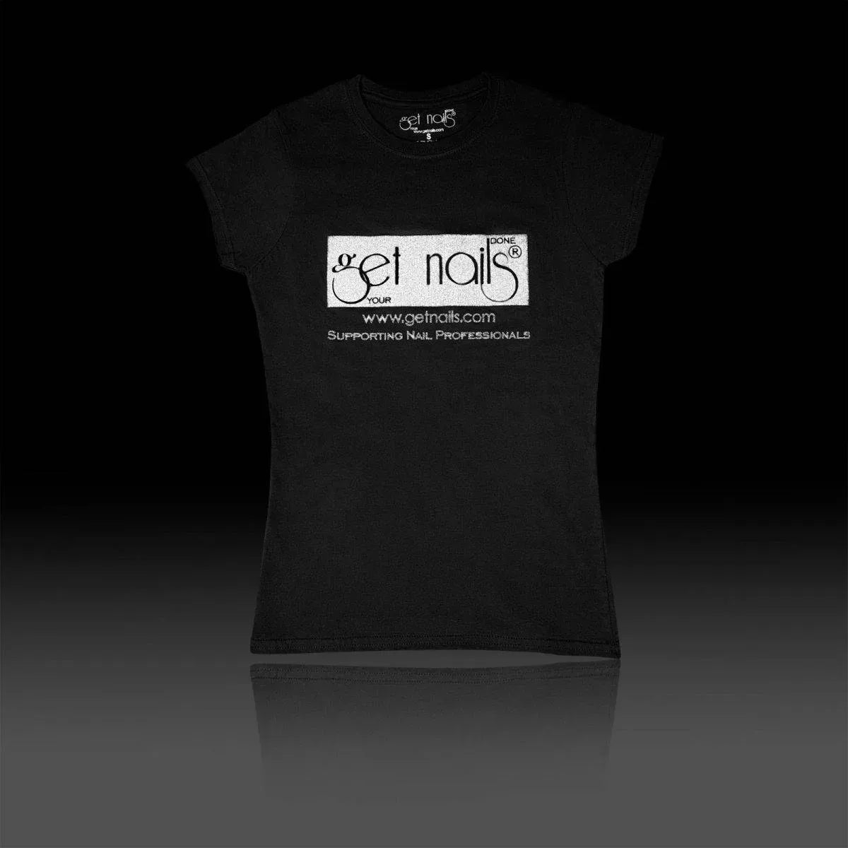 T-Shirt "Get Nails" Black, Size L