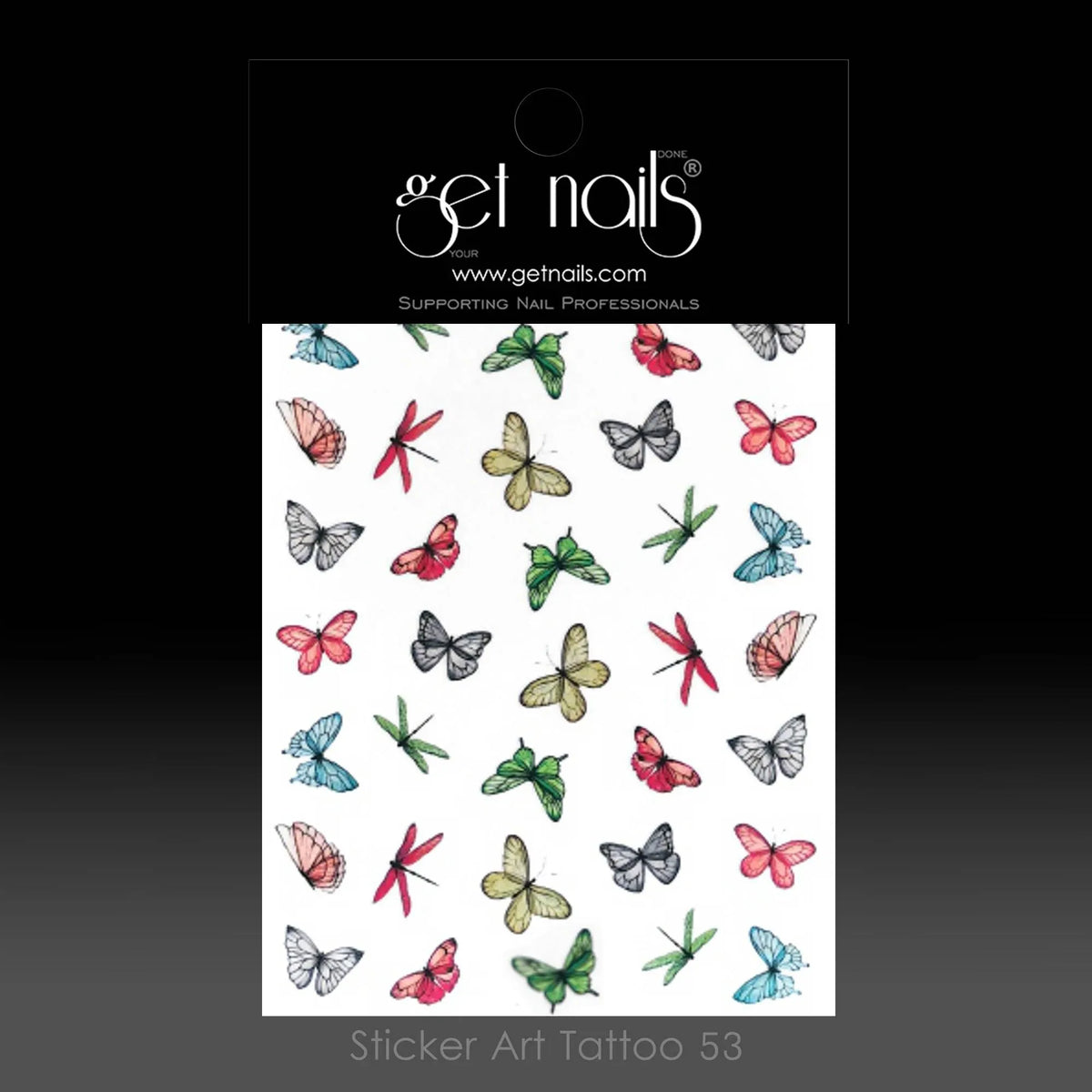 Sticker Art Tatouage 53 GN Papillons