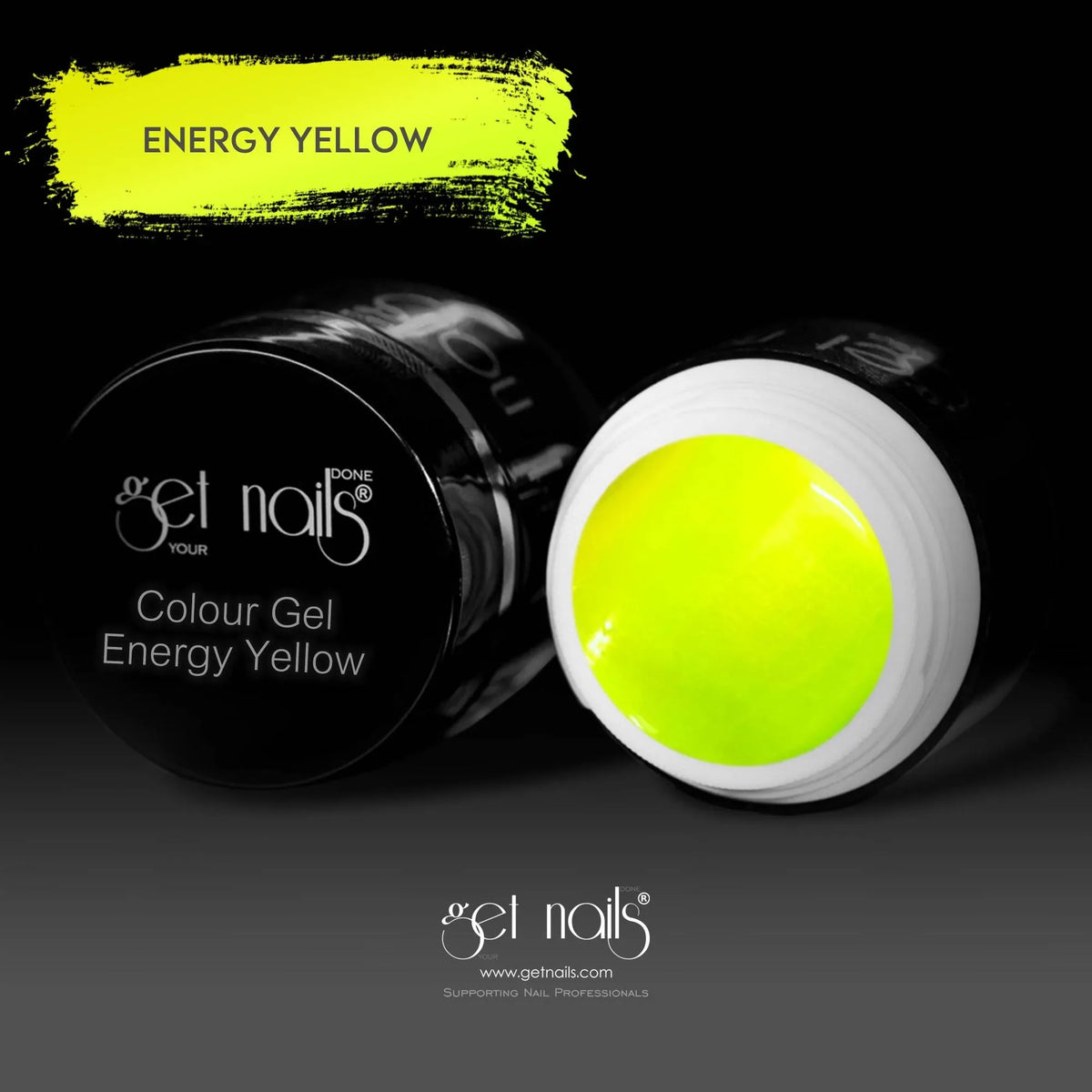 Gel Couleur Énergie Jaune | Gel Coloré UV/LED