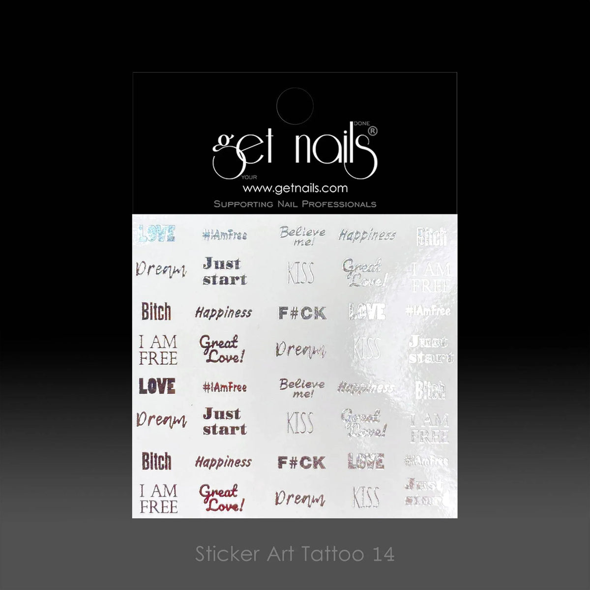 Sticker Art Tattoo 14 GN