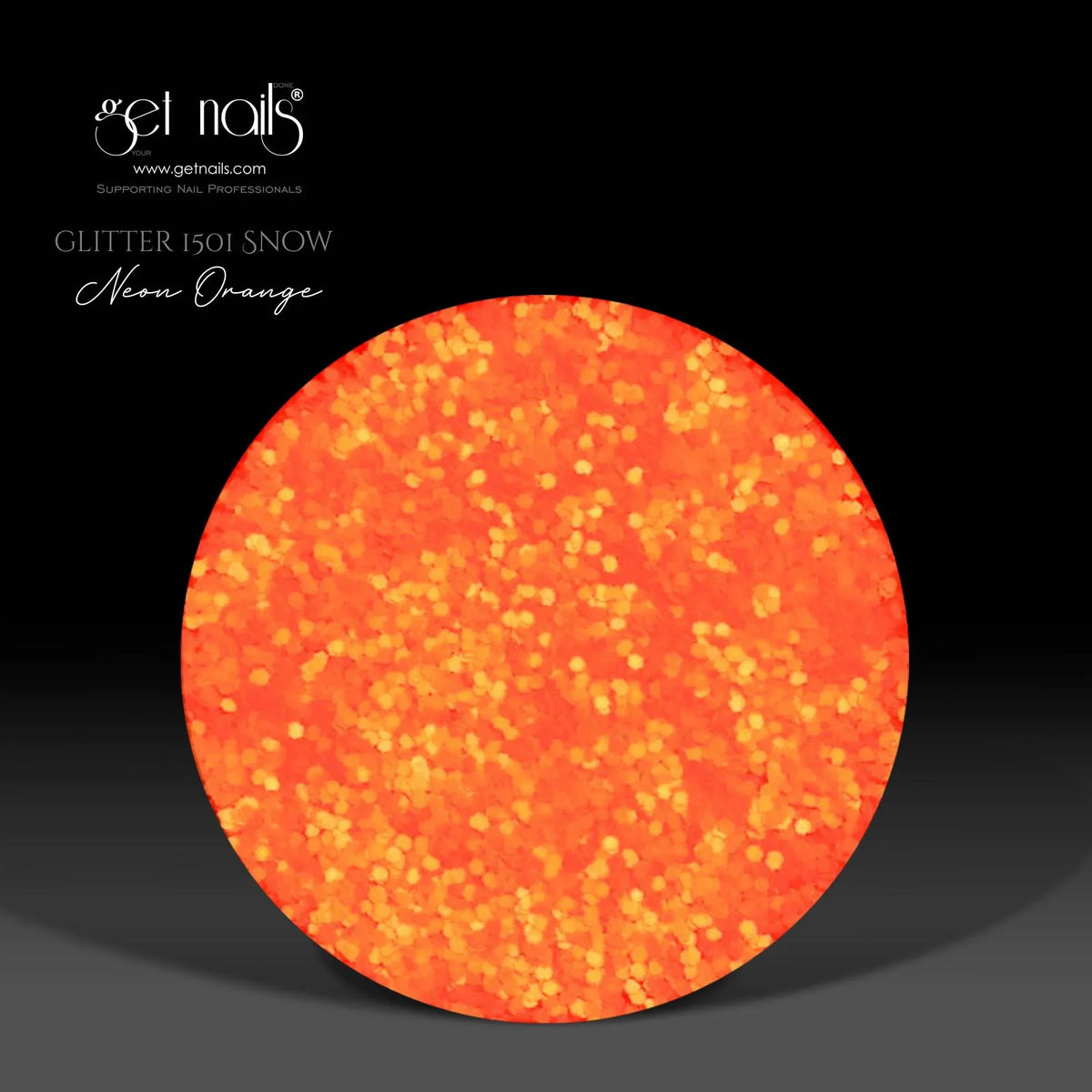 Glitter 1501 Snow Neon Orange