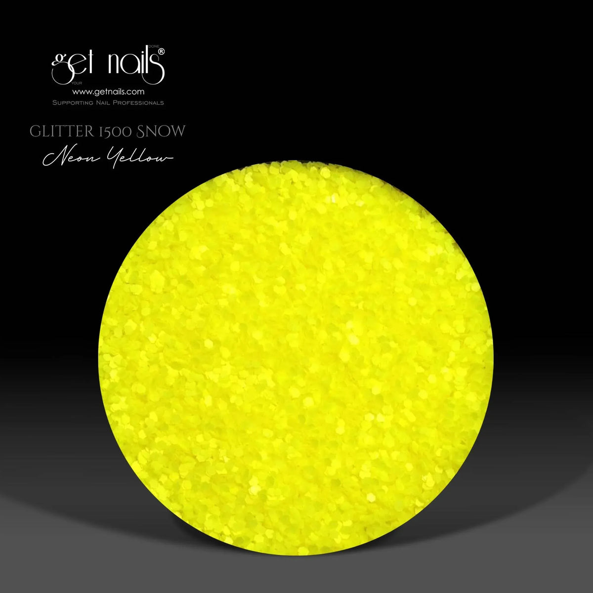 Glitter 1500 Snow Neon Yellow