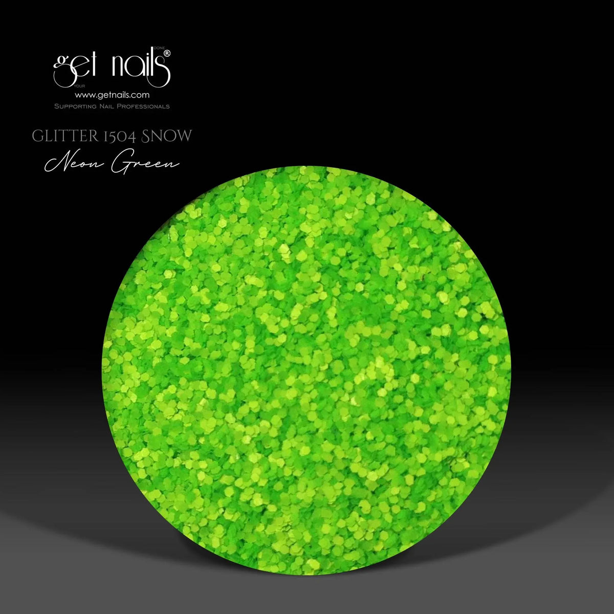 Paillettes 1504 Vert Néon Neige