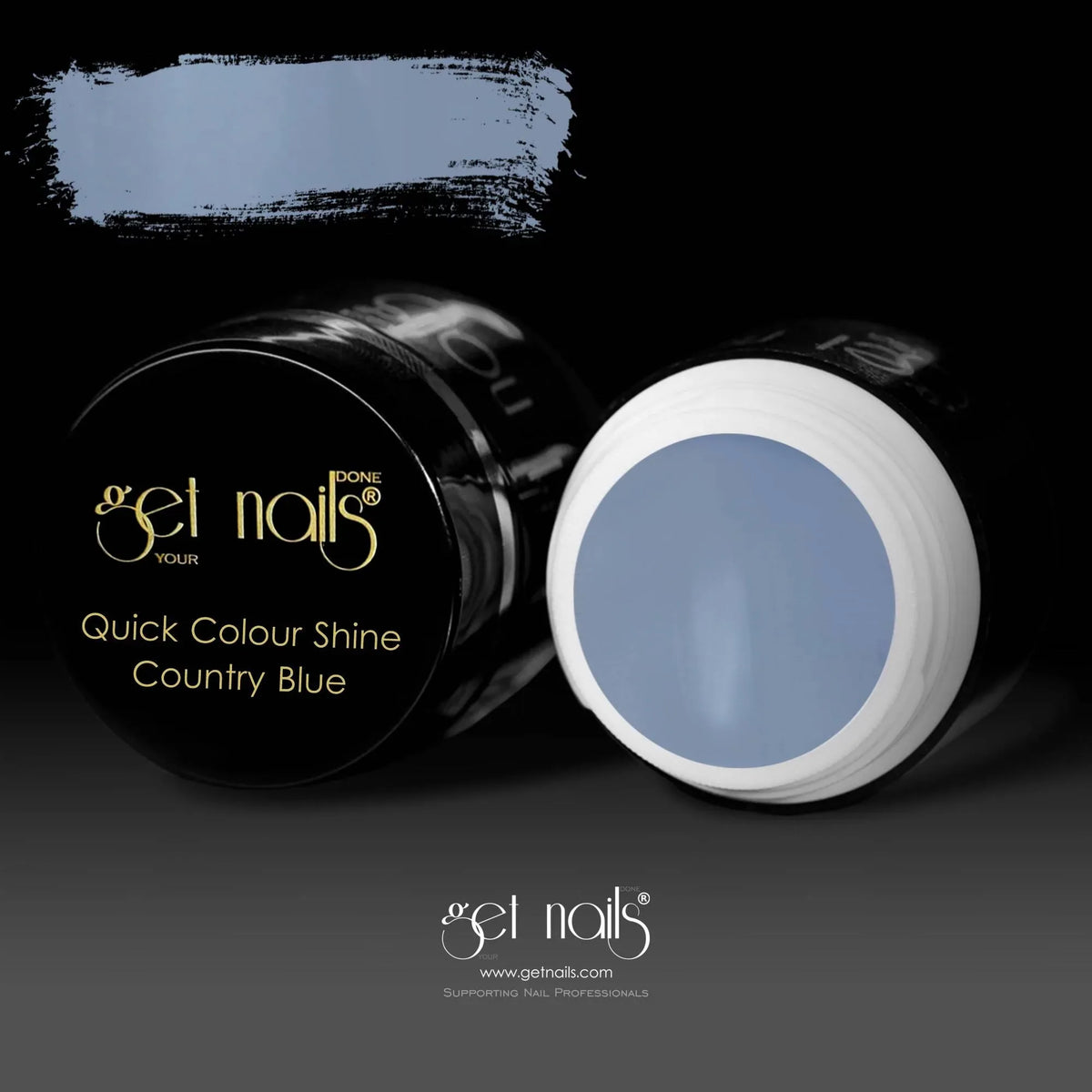 Quick Colour Shine Country Blue | UV/LED Coloured Gel