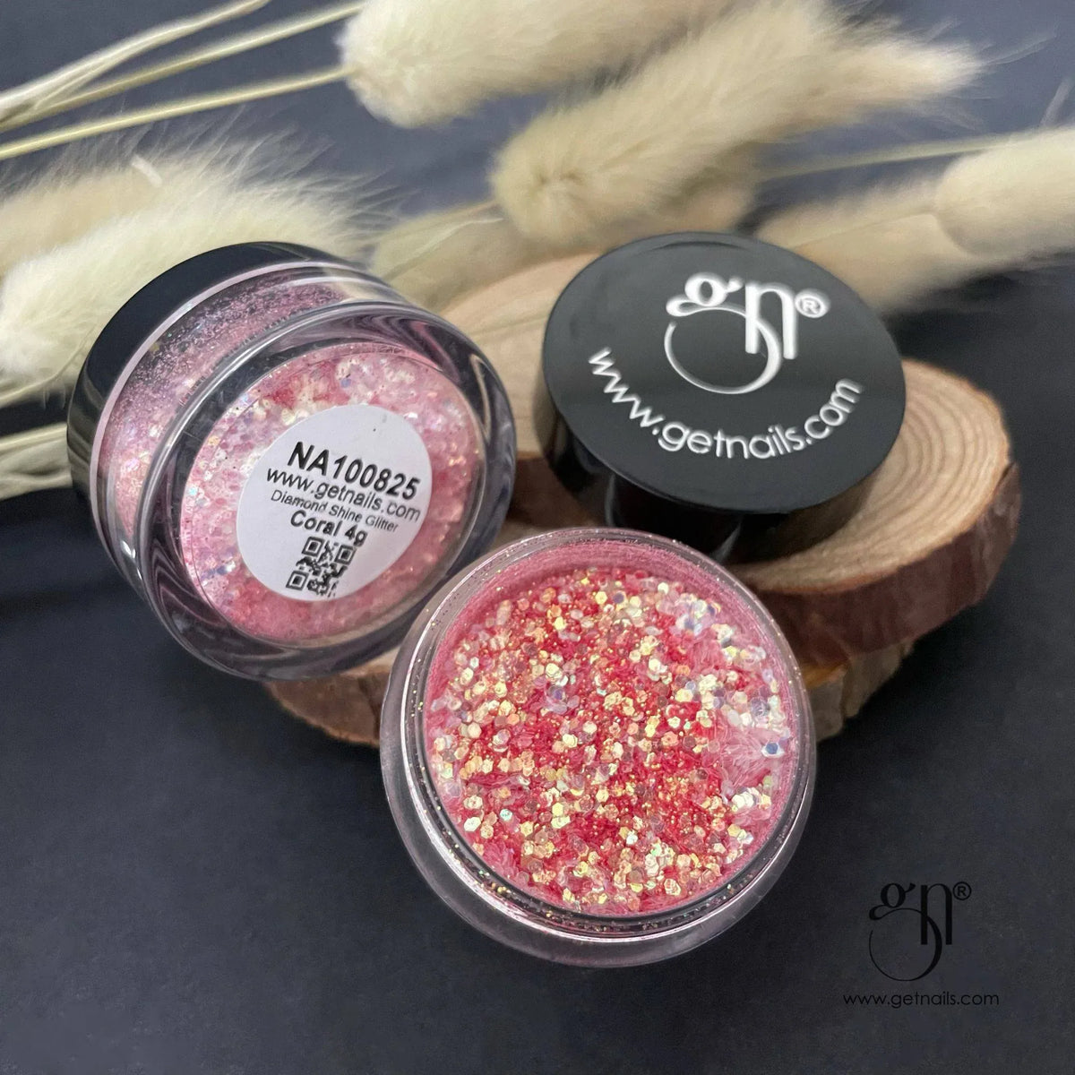 Diamond Shine Glitter Coral 4g