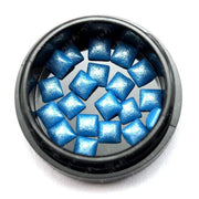 Square Blue Pearl Stones - 20 pcs. | Stock Liquidation