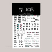 Sticker Art Tattoo 59 GN Squid Game
