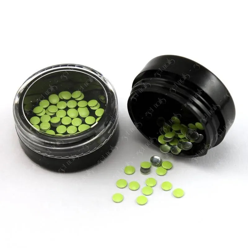 Neon Yellow Round Targets, 50 pcs.