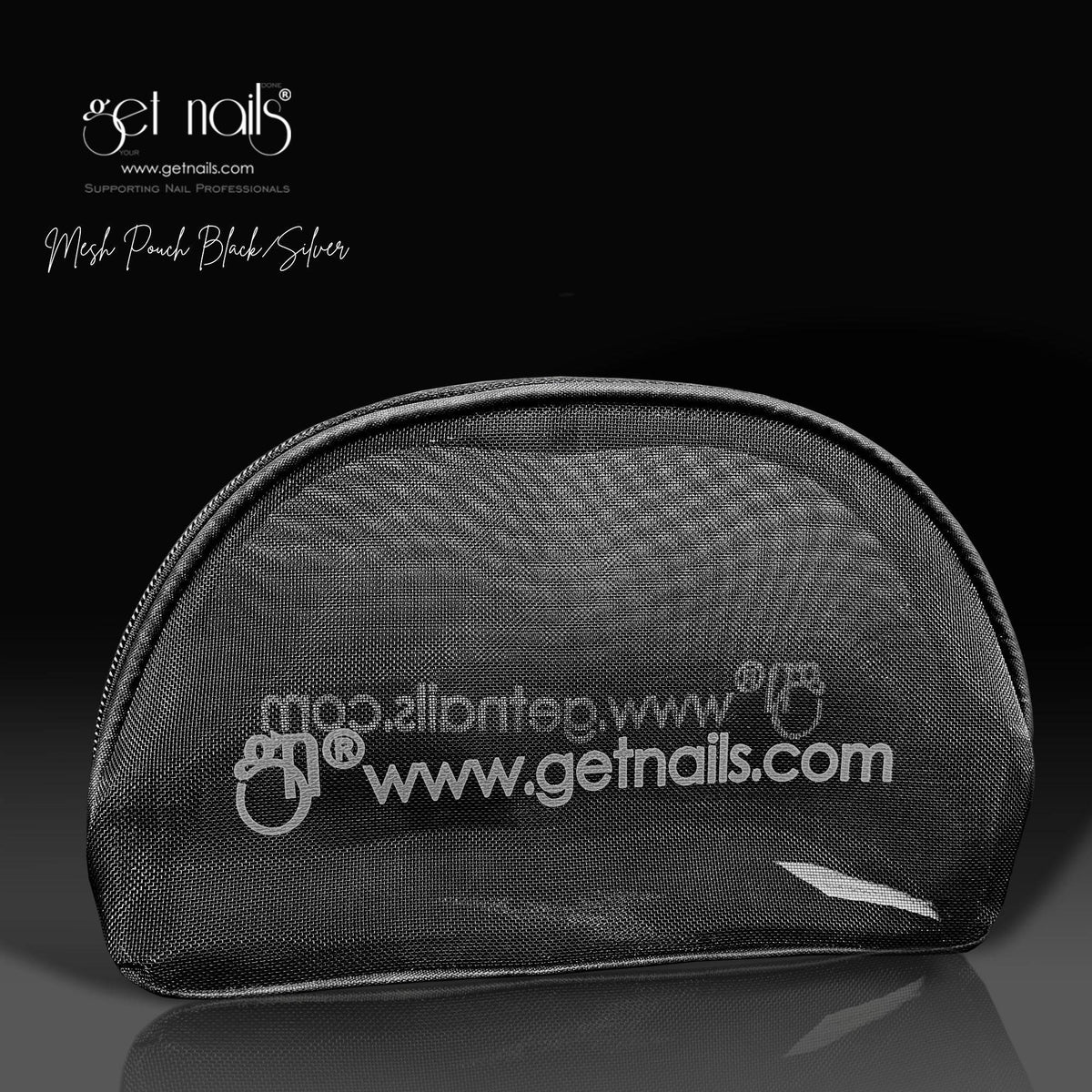 Mesh Pouch Silver | Borseta Portfard