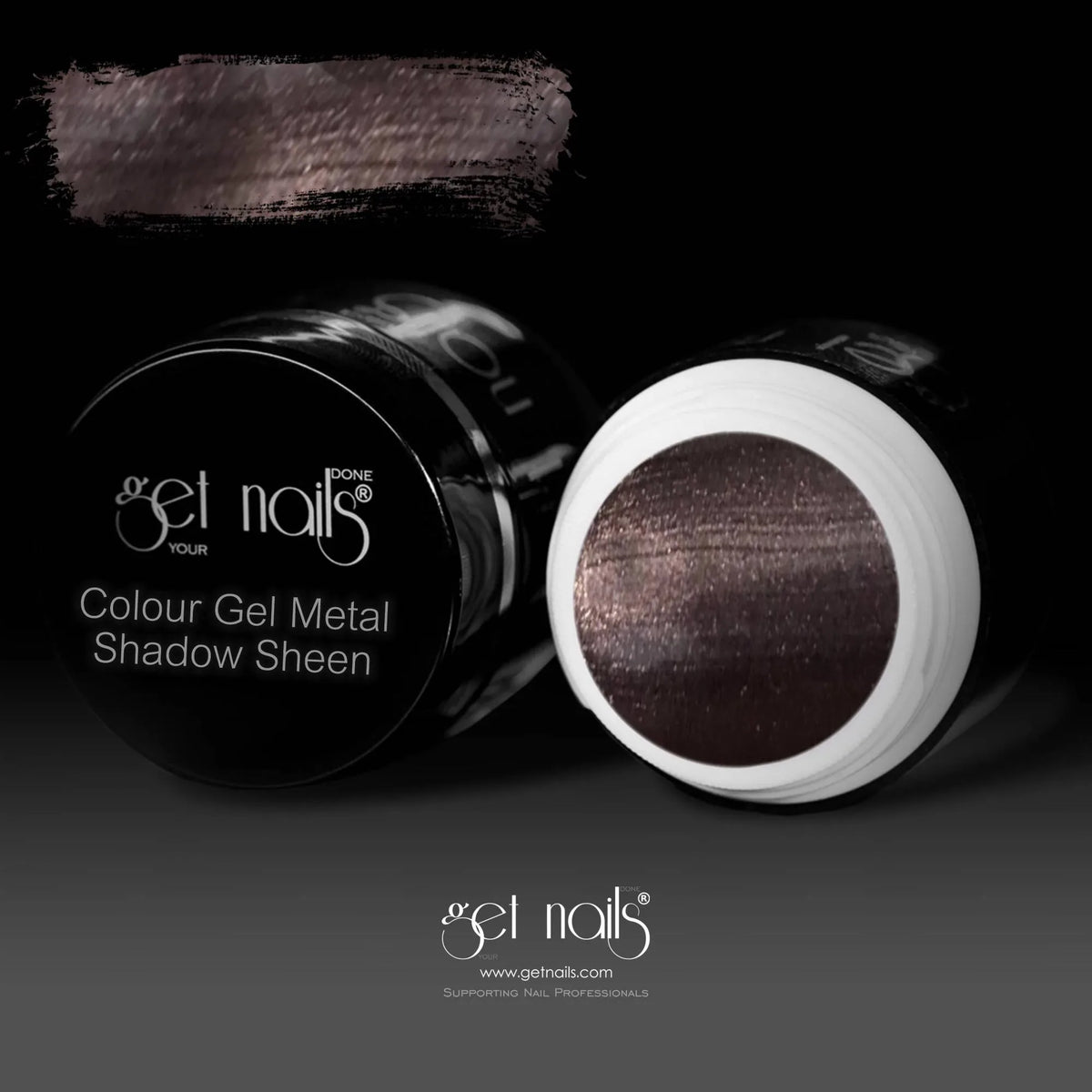 Metal Shadow Sheen Colour Gel | UV/LED Coloured Gel