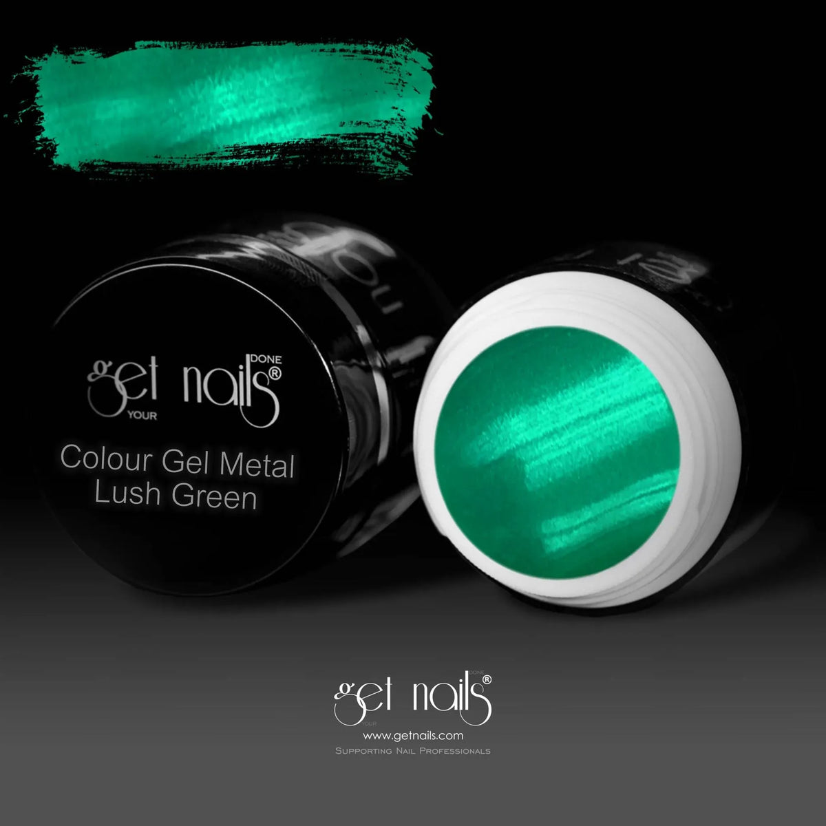 Gel de couleur Metal Lush Green | Gel Couleur UV/LED
