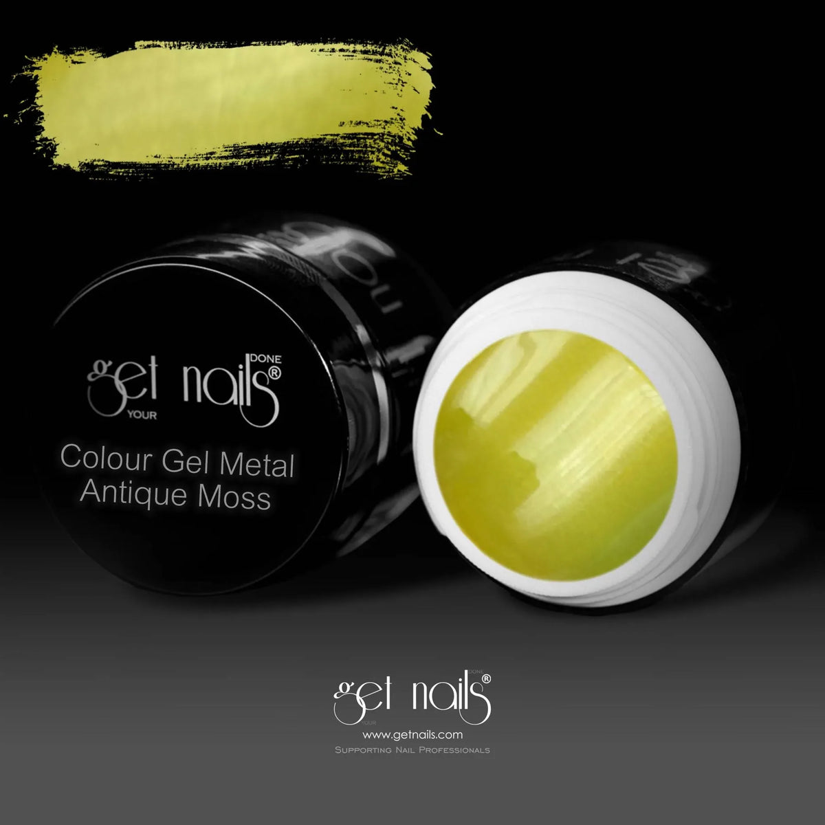 Gel de couleur métal mousse antique | Gel coloré UV/LED