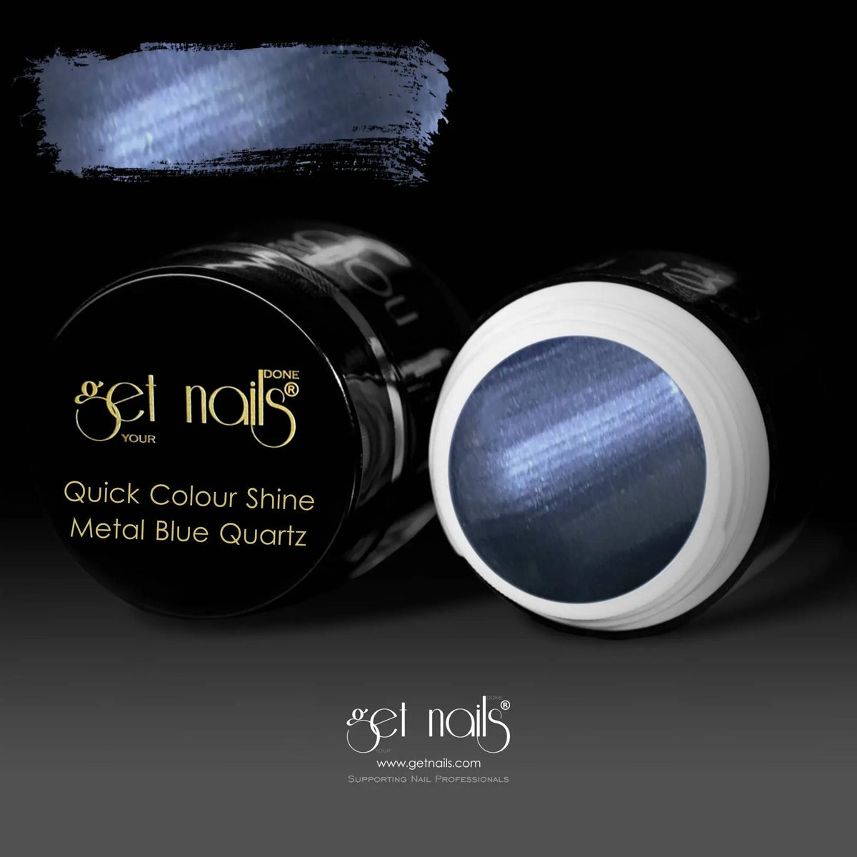 Quick Colour Shine Metal Blue Quartz | Gel Colorant UV/LED