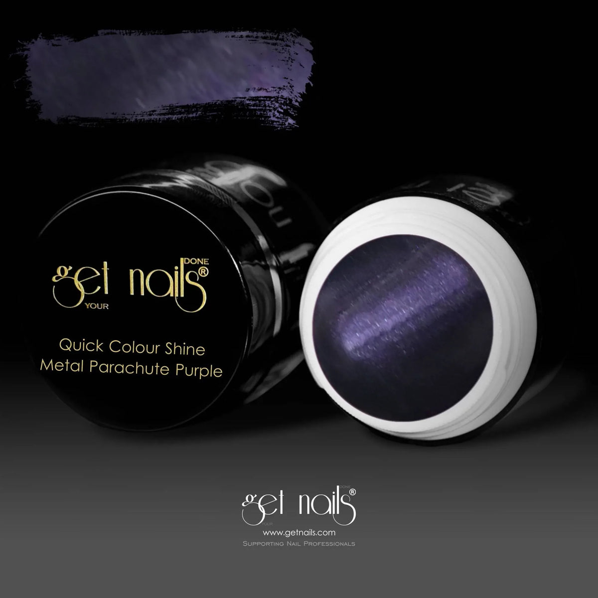 Quick Colour Shine Metal Parachute Purple | Gel Couleur UV/LED