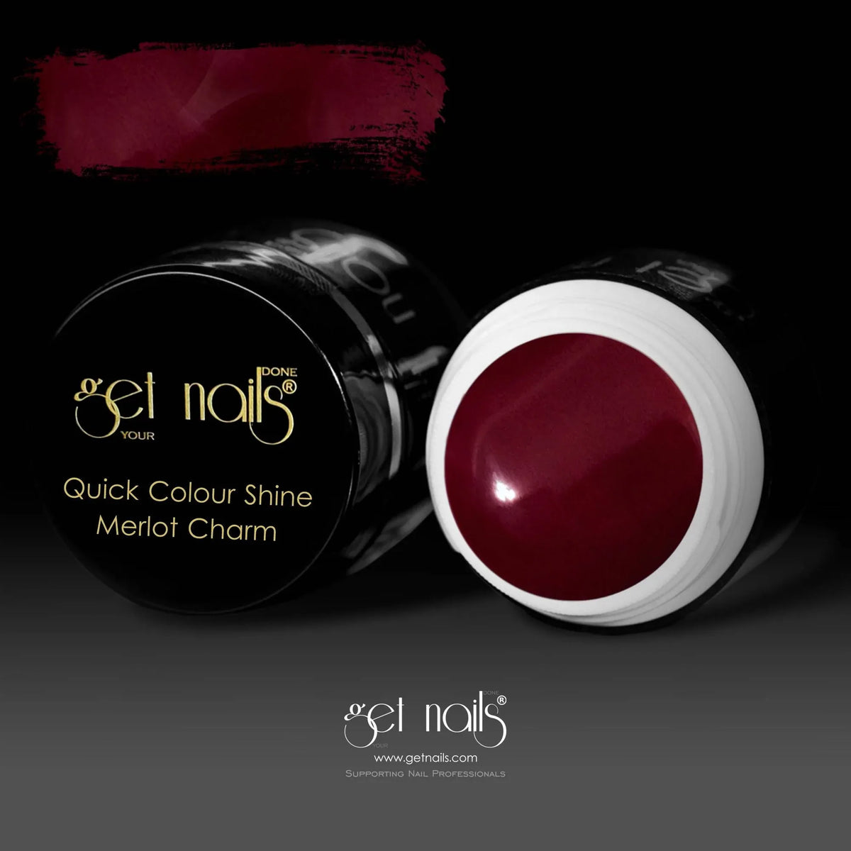 Quick Colour Shine Merlot Charm | UV/LED Coloured Gel