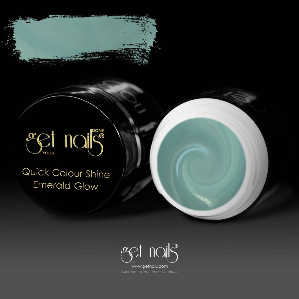 Quick Colour Shine Emerald Glow | Gel Colorat UV/LED