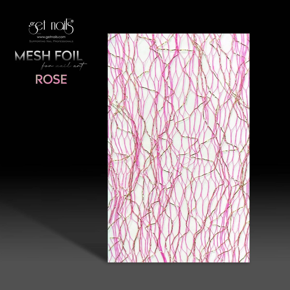 Rose en maille métallique