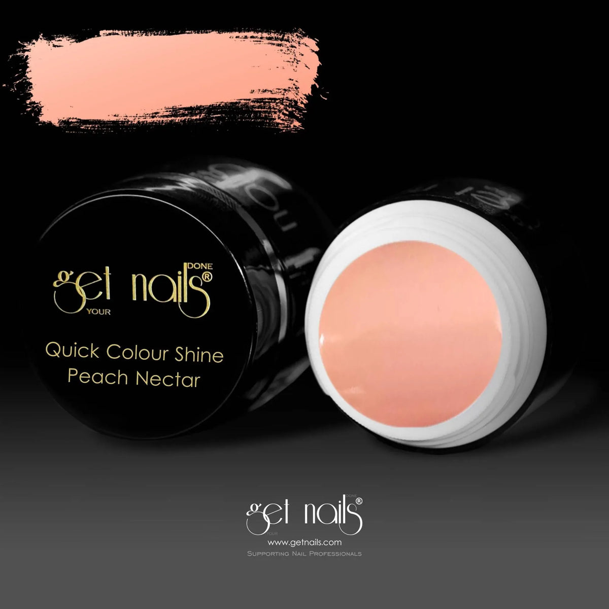 Quick Colour Shine Peach Nectar | Gel de couleur UV/LED