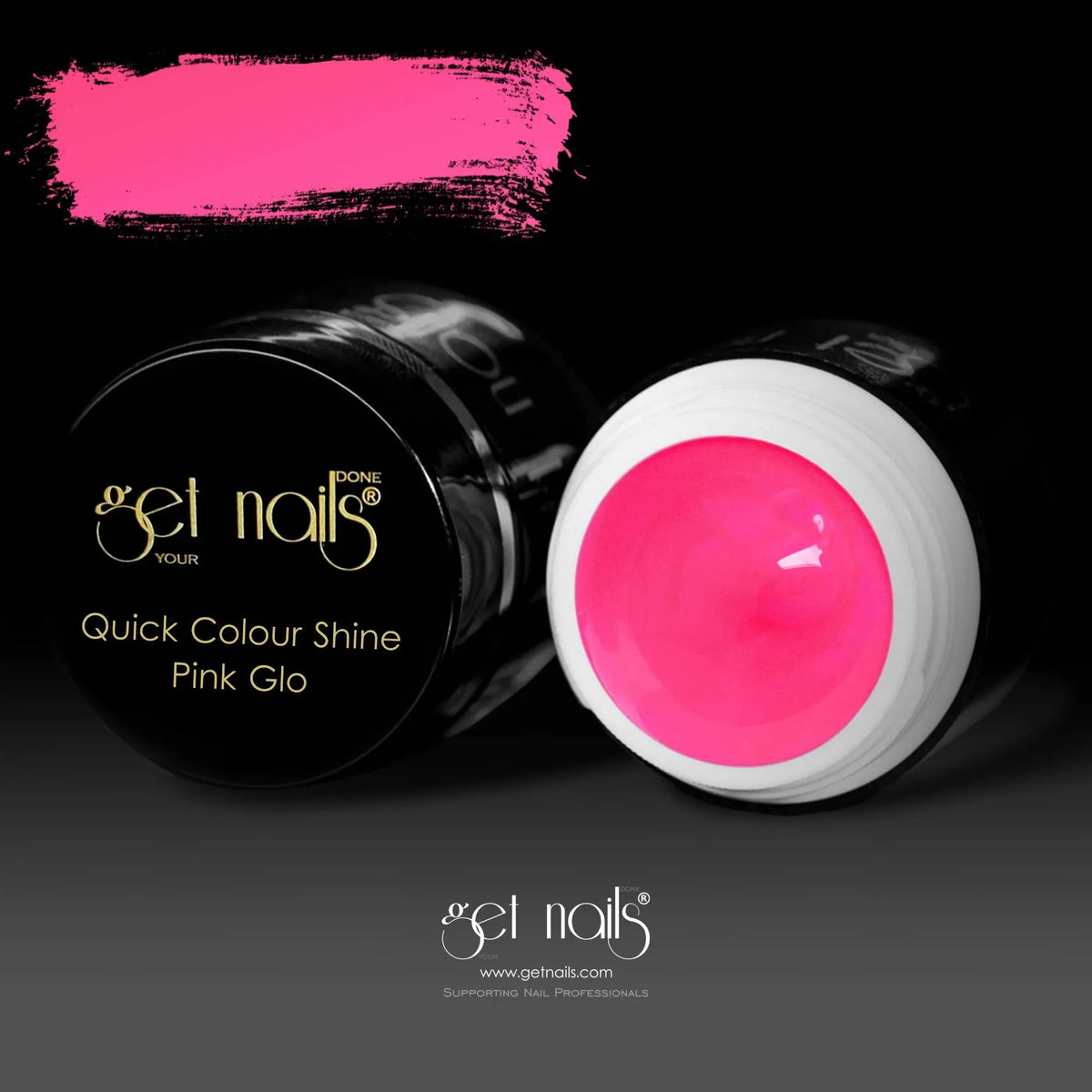 Quick Colour Shine Pink Glo | Gel de couleur UV/LED