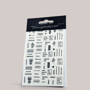Sticker Art Tattoo 31 GN
