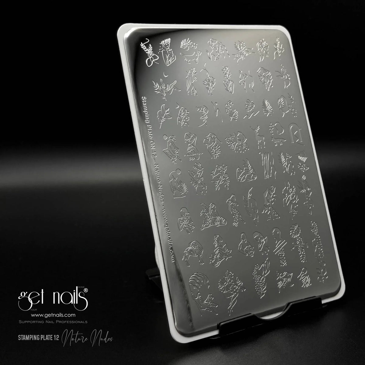 Stamping Plate GN 12 - Nature Nudes