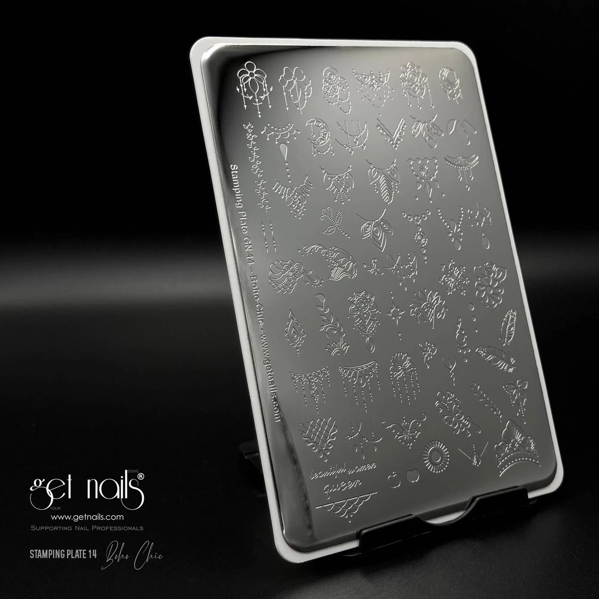 Plaque de stamping GN 14 - Boho Chic