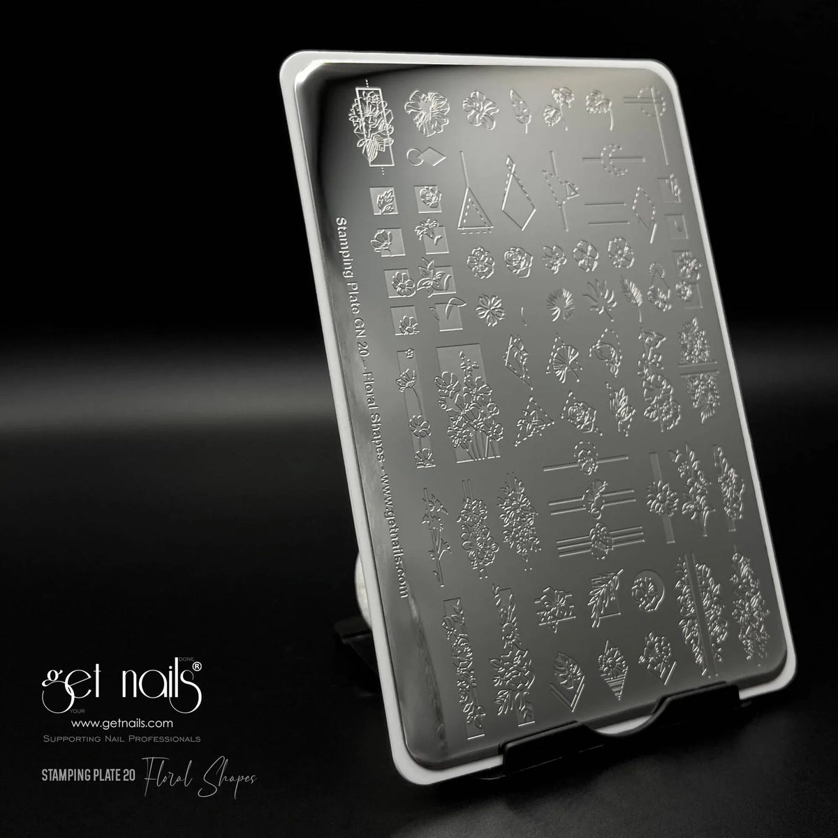 Plaque de stamping GN 20 - Formes florales