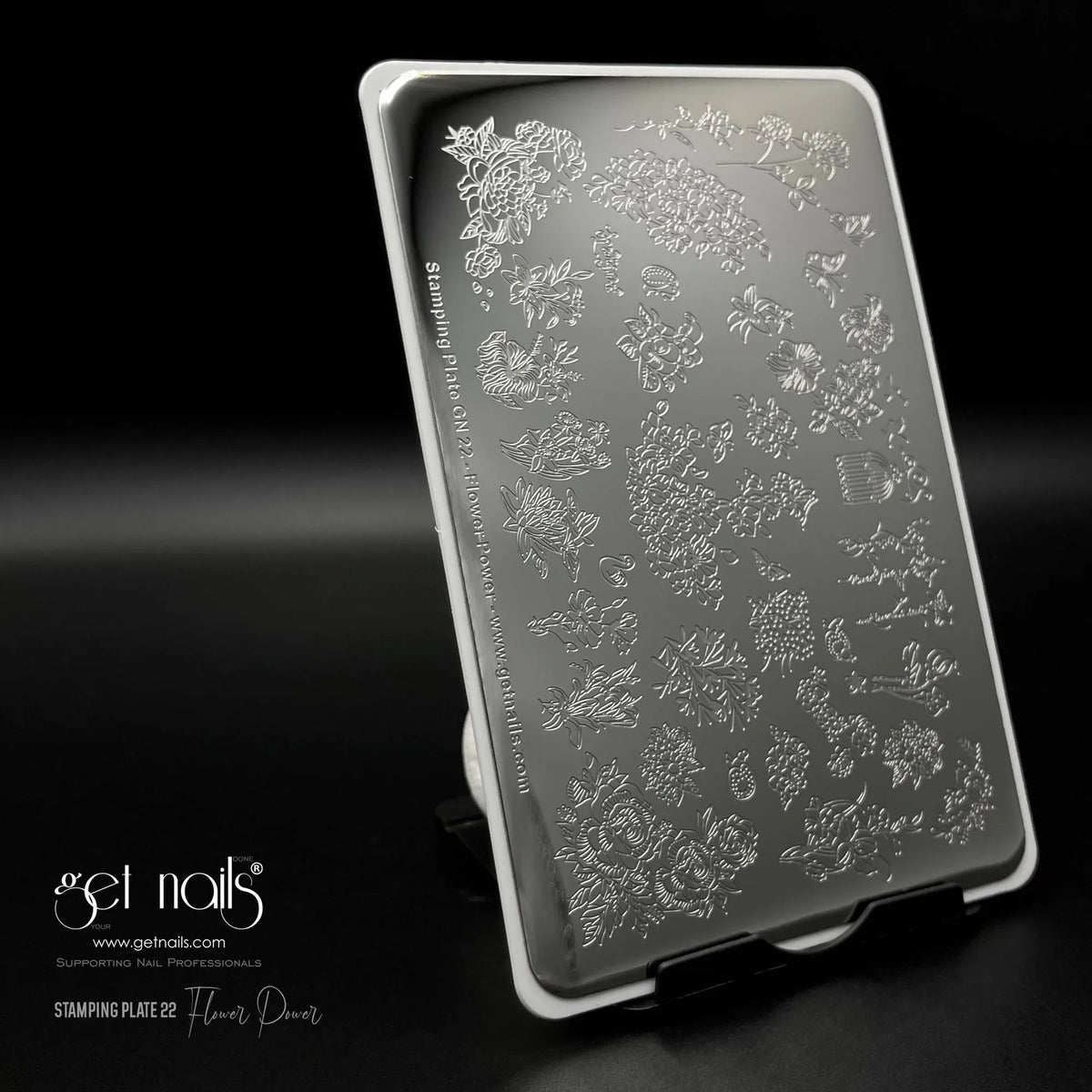 Stamping Plate GN 22 - Flower Power