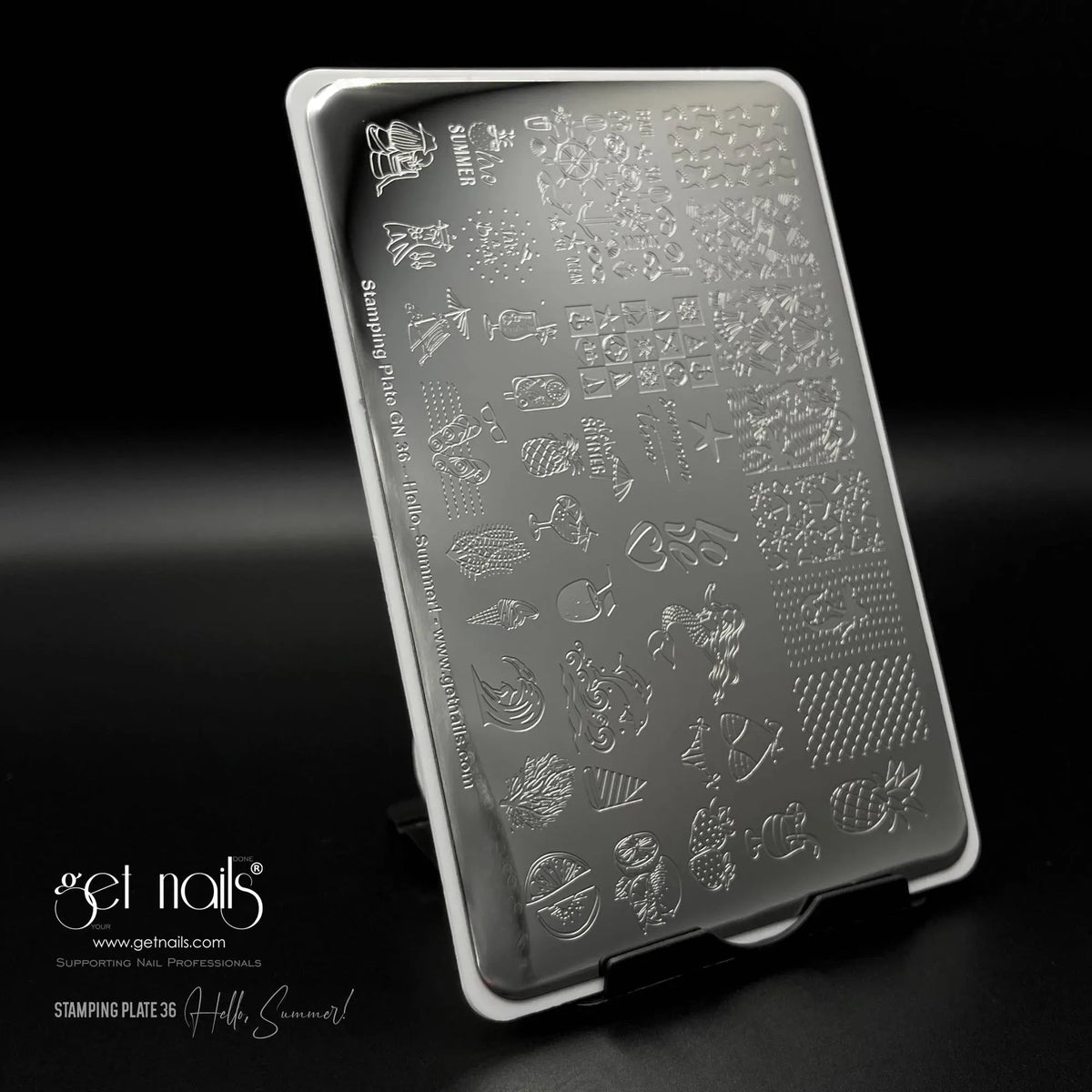 Stamping Plate GN 36 - Hello, Summer!