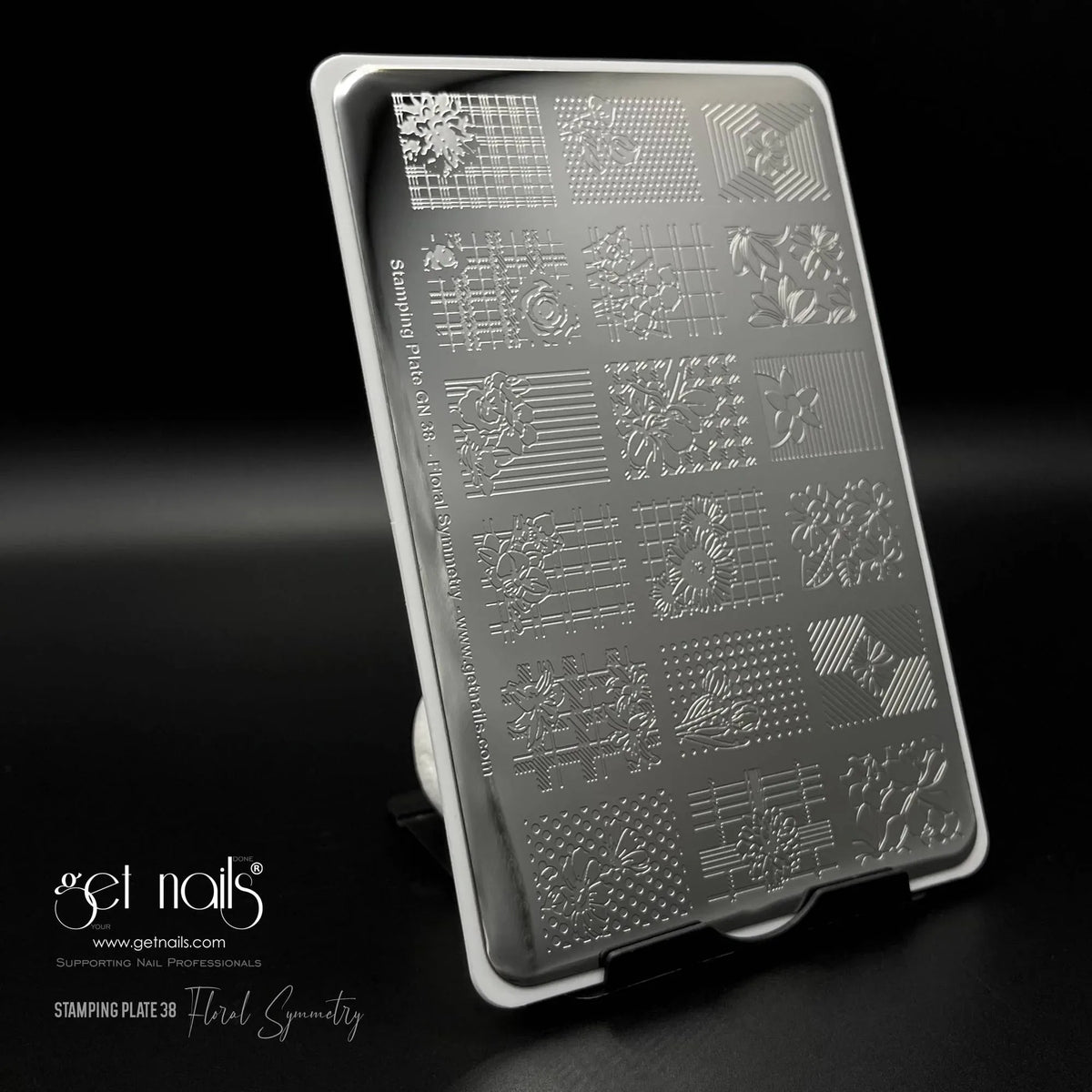 Stamping Plate GN 38 - Floral Symmetry