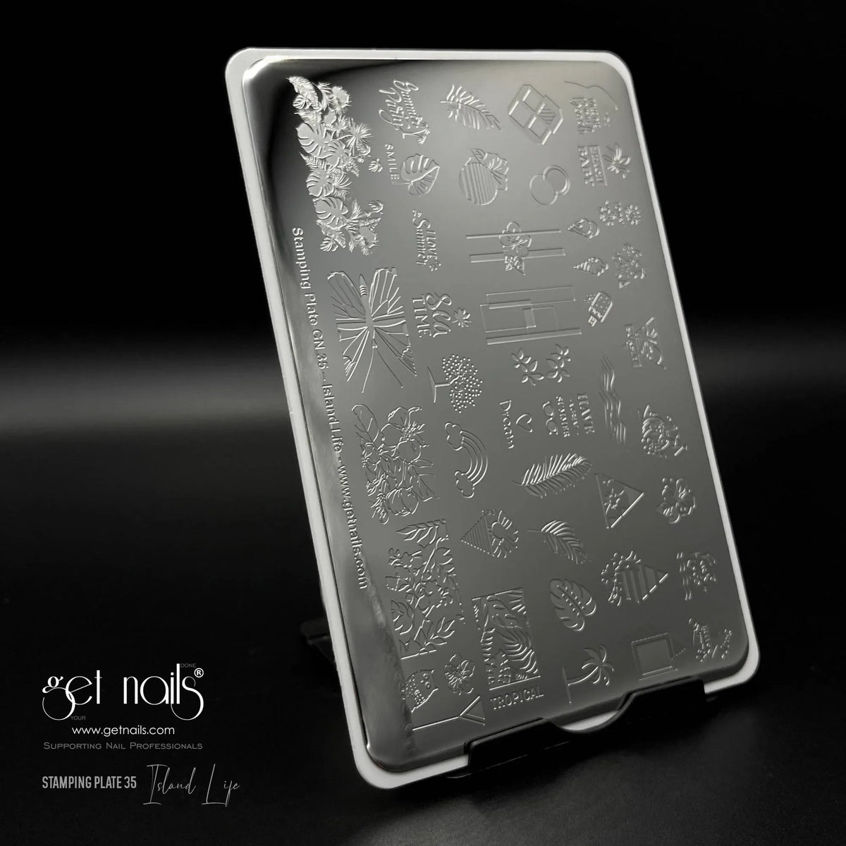 Stamping Plate GN 35 - Island Life