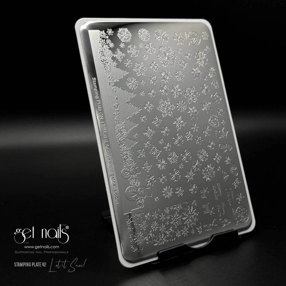 Stamping Plate GN 42 - Let it Snow!