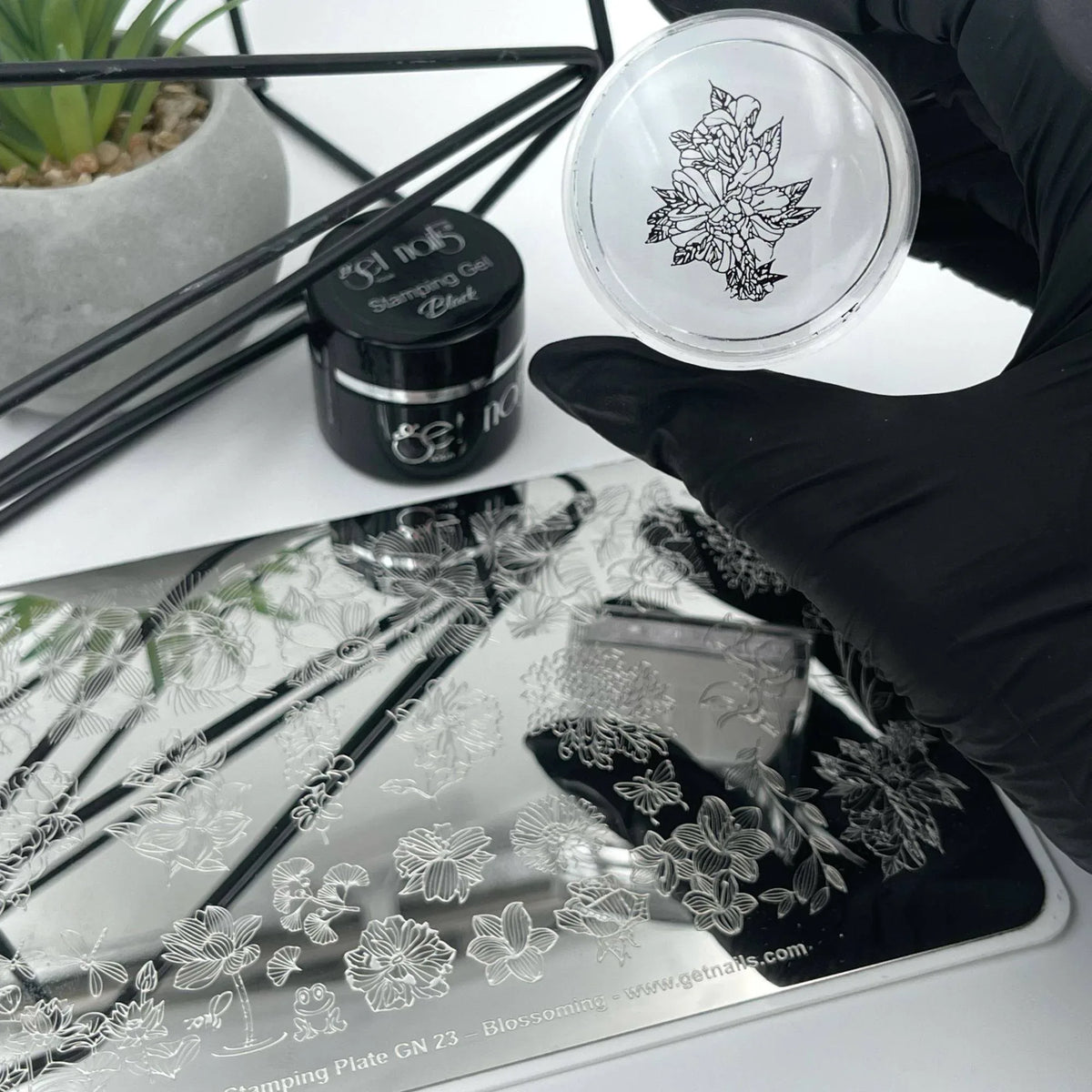 Plaque de stamping GN 23 - Blossoming