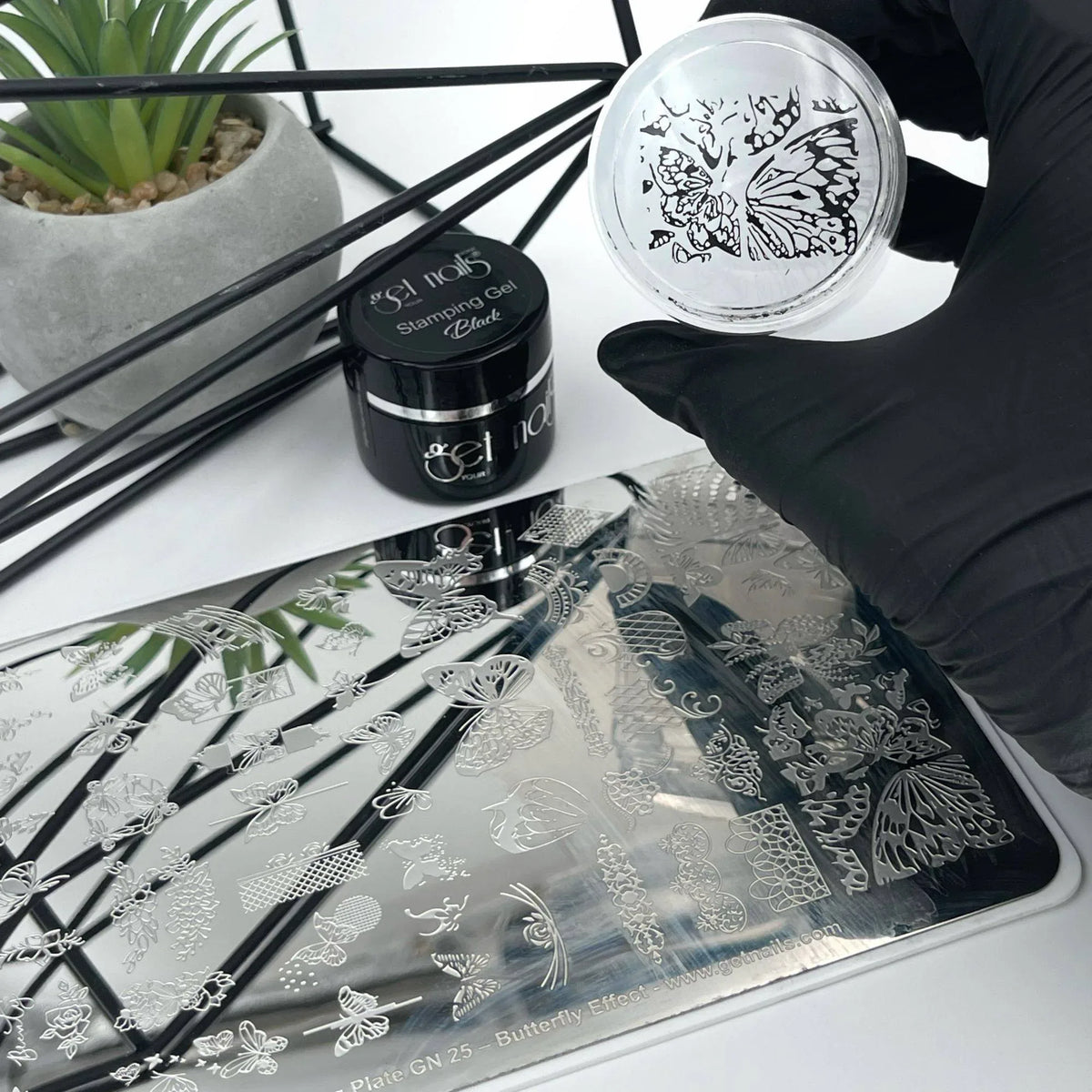Stamping Plate GN 25 - Butterfly Effect