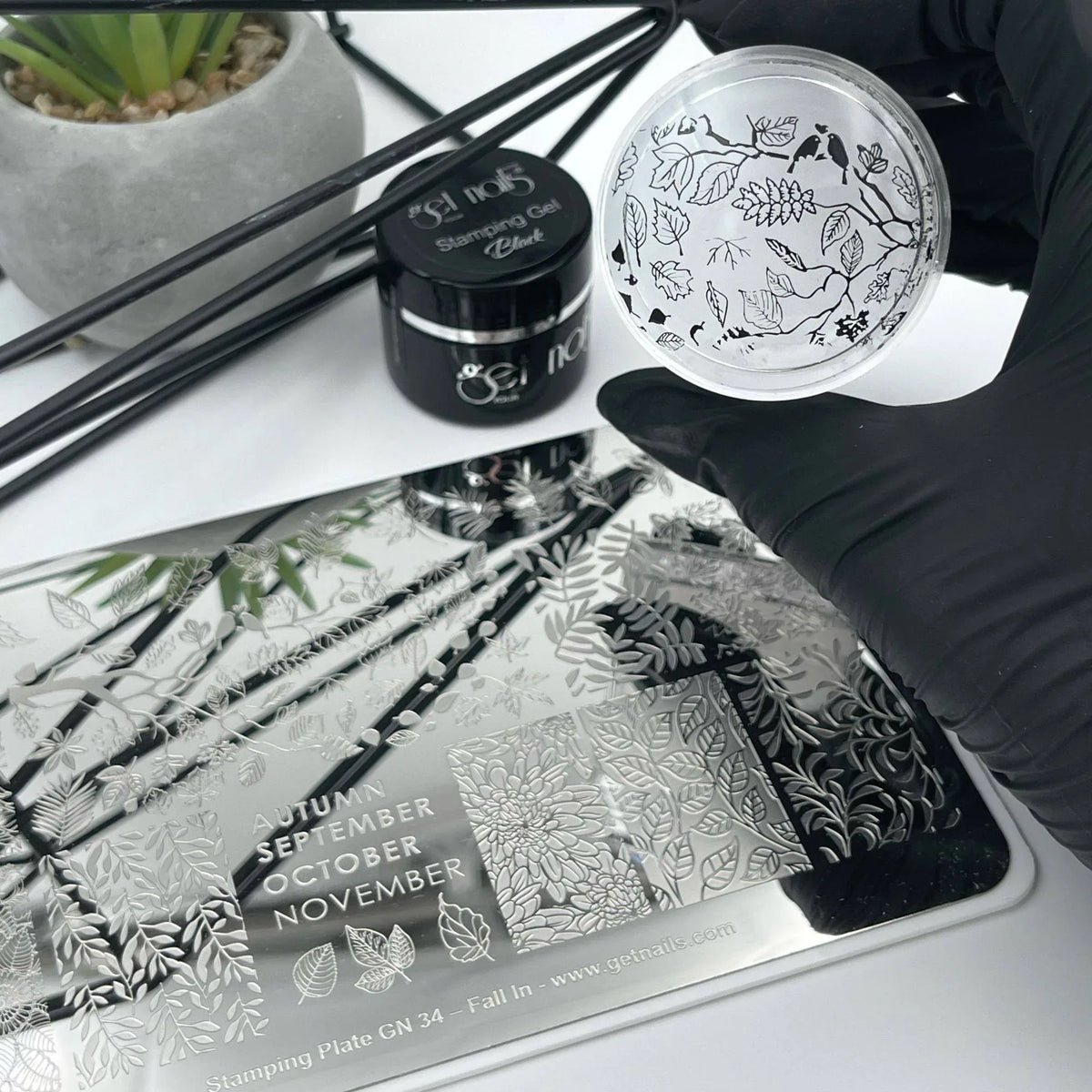 Plaque de stamping GN 34 - Fall In