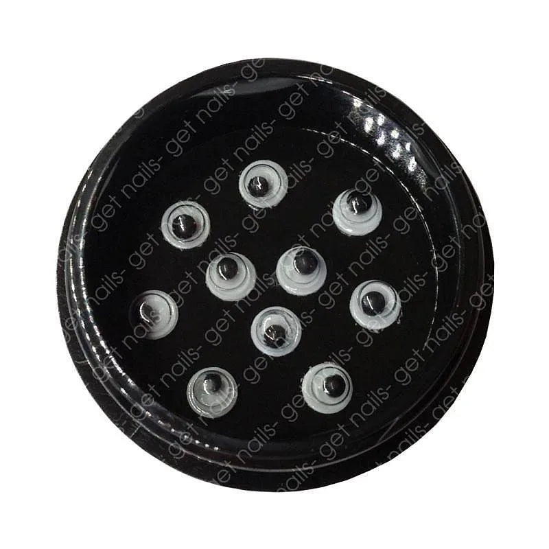 Yeux amusants 3 mm - 10 pcs/set