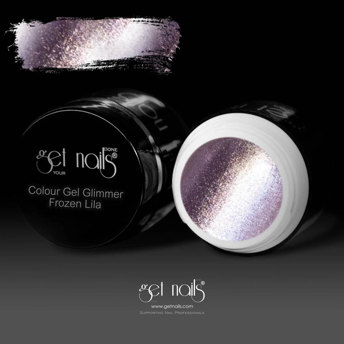 Colour Gel Glimmer Frozen Lilac | UV/LED Coloured Gel