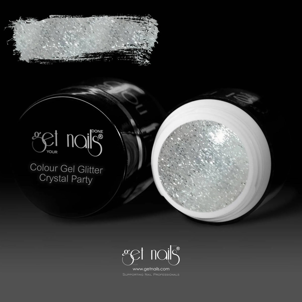 Colour Gel Glitter Crystal Party | UV/LED Coloured Gel